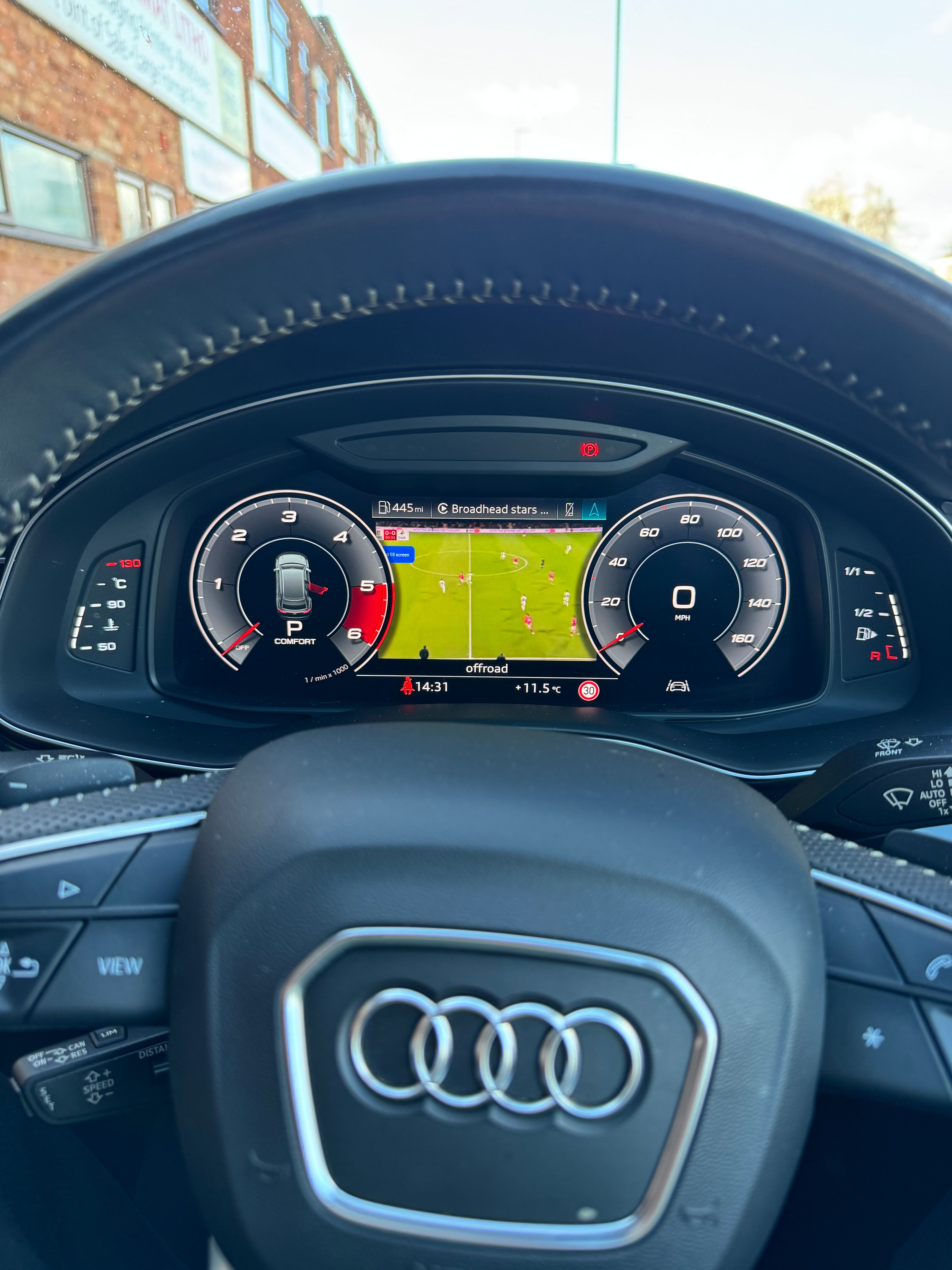 Audi MH2P OEM Virtual Cockpit CarPlay & Android Auto Display