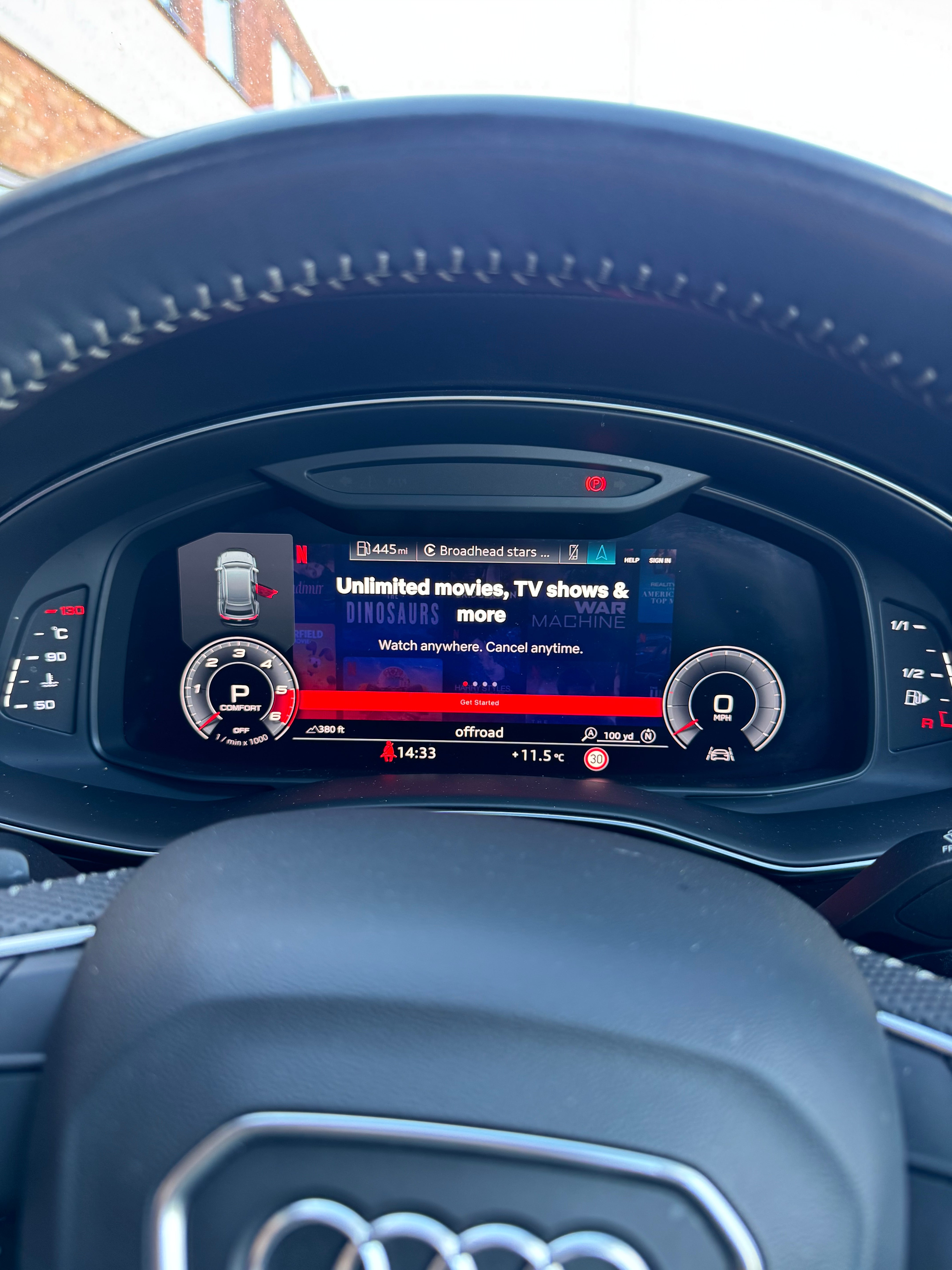 Audi MH2P OEM Virtual Cockpit CarPlay & Android Auto Display