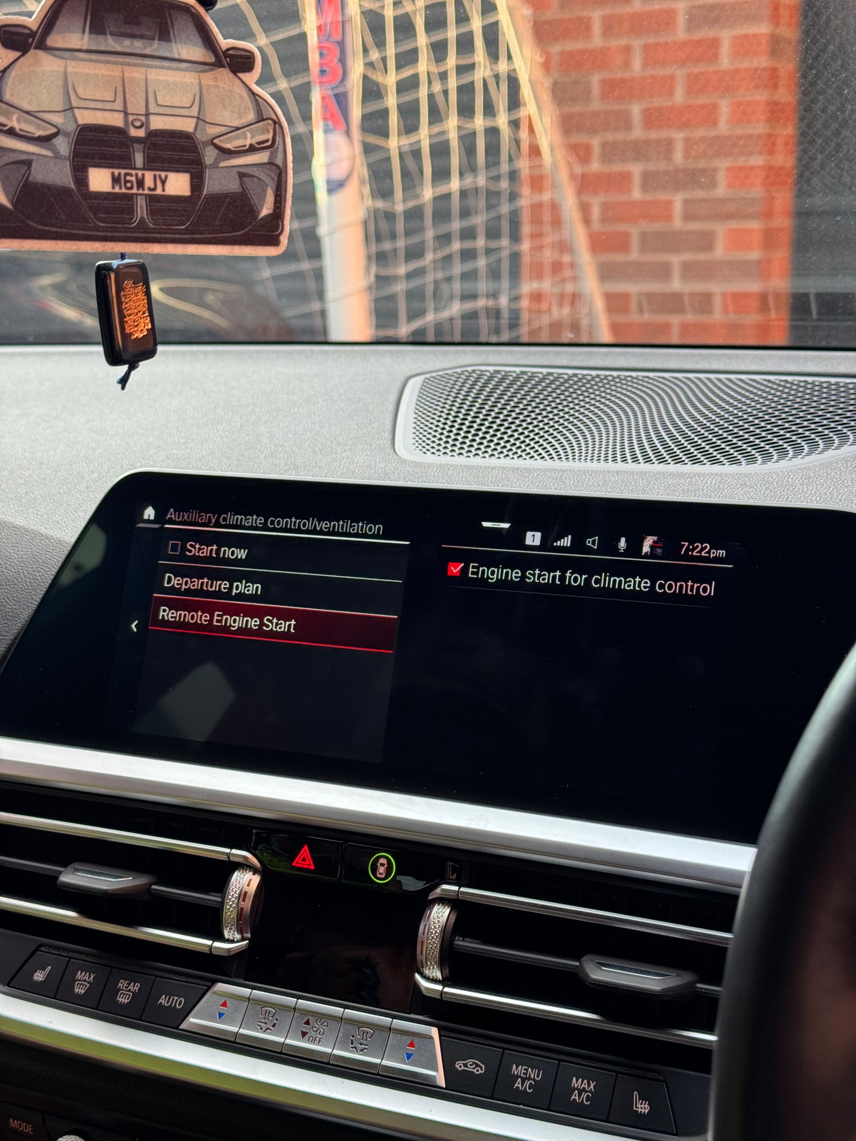BMW G Series Remote Start OEM via Key Fob and MyBMW App