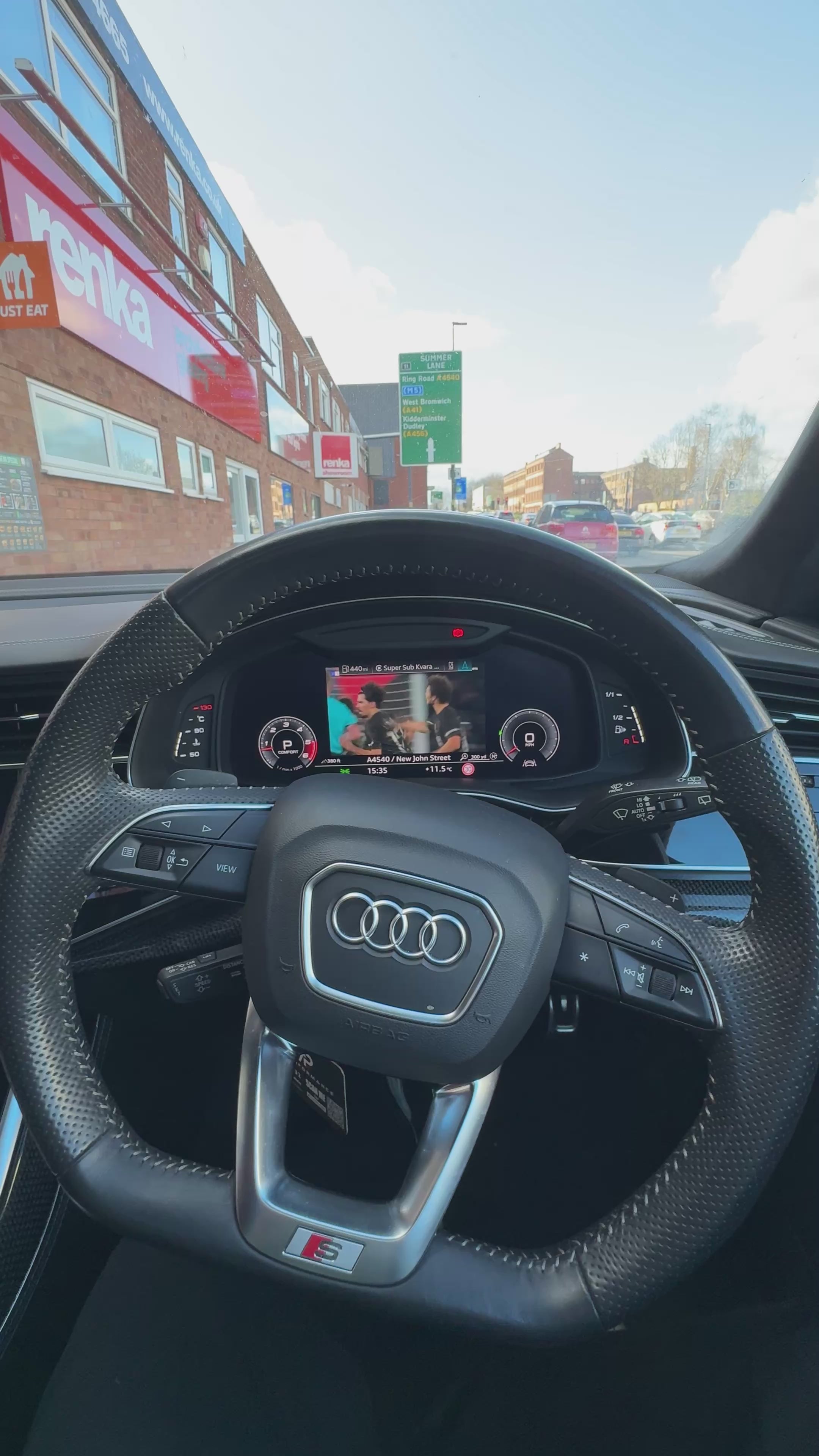 Audi MH2P OEM Virtual Cockpit CarPlay & Android Auto Display