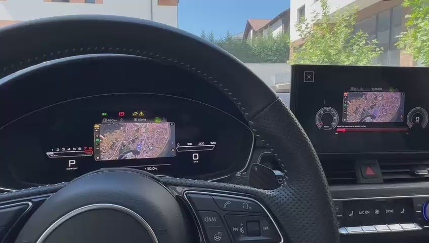 Audi MH2P OEM Virtual Cockpit CarPlay & Android Auto Display